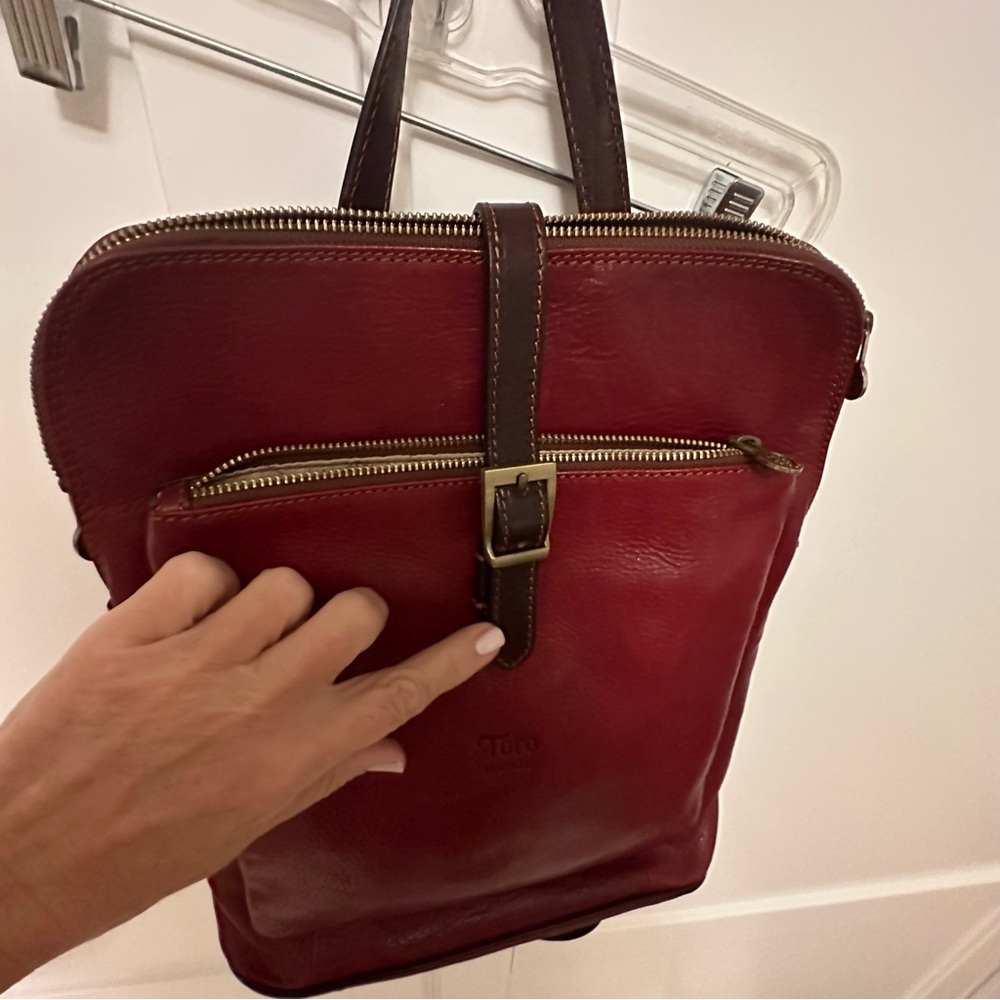 Italian Leather Backpack - Picture 4 of 14